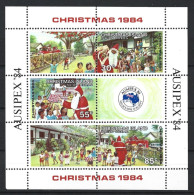 Christmas Island 1984. Scott #161 (MNH) Christmas  (Complete Souvenir Sheet) - Christmas Island