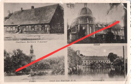 REPRO Foto AK Bärfelde Smolnica Gasthof Tscherner Schloß A Grünrade Sellin Bärwalde Mieszkowice Neudamm Debno Neumark - Neumark