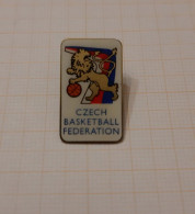 Czech Basketball Federation, Basket-ball, Pallacanestro, Baloncesto, Pin Badge, Lapel Badge (ds1153) - Pallacanestro