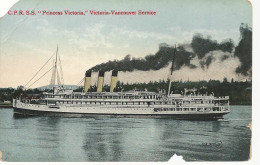 24614) Canada BC CPR SS Princess Victoria  - Autres & Non Classés