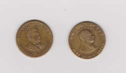 LOT 2 JETONS PRESIDENT U.S.A MILLARD FILLMORE 1850-1853 & JOHN QUINCY ADAMS - Other & Unclassified