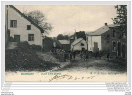 Julot1939 ...  NASSOGNE ..-- Rue D' En Haut . 1905 Vers SAINT - GILLES ( Mr Jules BRASSEUR ) . Voir Verso . - Nassogne