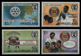 Swaziland 1985 - Mi-Nr. 475-478 ** - MNH - Rotary - Swaziland (1968-...)
