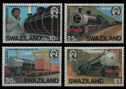 Swaziland 1984 - Mi-Nr. 466-169 ** - MNH - Lokomotiven / Locomotives - Swaziland (1968-...)