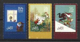 Iceland 2017. Scott #1453-5 (MNH) Christmas  *Complete Set* - Unused Stamps