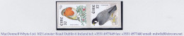 Ireland 1997 (April) Birds Coils, Sprintpak 32p Robin + 32p Falcon Perf 11¼ Se-tenant Pair Mint - Neufs