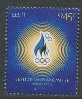 Estonia:Unused Stamp Estonian Olympic Commitee, 2013, MNH - Estonie