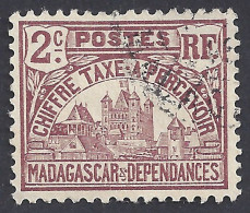 MADAGASCAR 1908-24 - Yvert T8° - Tasse | - Segnatasse