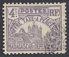 MADAGASCAR 1908-24 - Yvert T4° - Tasse | - Timbres-taxe