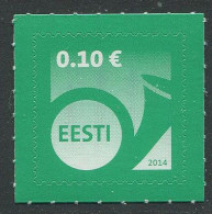 Estonia:Unused Stamp Postal Horn 0.10, 2014, MNH - Estonie