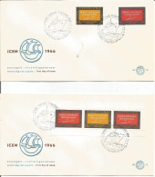 Netherlands Scott # B407 - B408 And B408a FDC ....................dr2 - Lettres & Documents