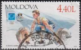 2004 Moldawien/ Moldova, ° Mi:MD 496, Yt:MD 429, Sg:MD 497, Olympische Sommerspiele 2004 - Athen - Sommer 2004: Athen