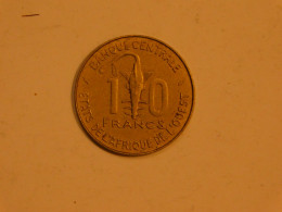 Banque Centrale Des Etats De L'Afrique De L'ouest 10 Francs 1981 - Sonstige & Ohne Zuordnung