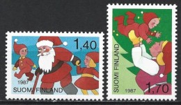 Finland 1987. Scott #763-4 (MNH) Christmas  *Complete Set* - Unused Stamps