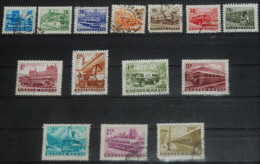 HUNGARY, Mix Stamps, Buildings, Busses, Transport, Used - Bussen