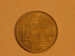 Etablissement Francais De L'Oceanie 5 Francs 1952 - Other & Unclassified