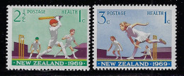 NEW ZEALAND 1969 CHILDREN'S HEALTH CAMPS SCOTT #B77,B78,B79 MNH - Nuovi