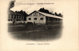 PC FRENCH GUINEA GUINÉE CONAKRY TRAVAUX PUBLICS (a49758) - Guinée Française