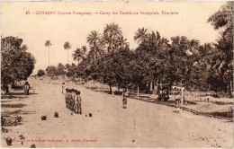 PC FRENCH GUINEA GUINÉE CONAKRY CAMP TIRAILLEURS SÉNÉGALAIS TÉMINÉTA (a49754) - Guinée Française