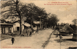 PC FRENCH GUINEA GUINÉE KANKAN RUE COMMERCIALE SORTIE KANKAN A SIGUIRE (a49811) - Guinée Française