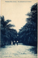 PC GABON FERNAN-VAZ EN PROMENADE SOUS LES PALMIERS (a49926) - Gabon