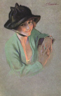 PC ARTIST SIGNED, MEUNIER, RISQUE, MINOIS PARISIENNES, Vintage Postcard (b50654) - Meunier, S.