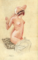PC ARTIST SIGNED, MEUNIER, RISQUE, OHÉ! CUPIDON, Vintage Postcard (b50661) - Meunier, S.