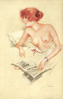 PC ARTIST SIGNED, MEUNIER, RISQUE, OHÉ! CUPIDON, Vintage Postcard (b50662) - Meunier, S.