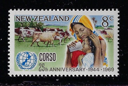 NEW ZEALAND 1969 RELIEF SERVICES SCOTT #436  MNH - Ongebruikt