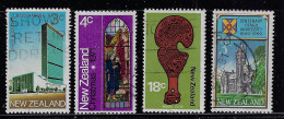 NEW ZEALAND 1969-1970 SCOTT #421,424,462,482  USED - Usados