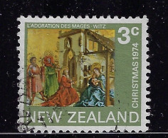 NEW ZEALAND 1974 CHRISTMAS SCOTT #560  USED - Used Stamps