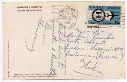 PANAMA CANAL ZONE - MACAWS AND POINSETTIAS - CANCEL BALBOA 1966 - Zona Del Canal