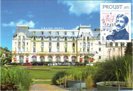 Carte Maximum YT 5615 Marcel PROUST Le Grand Hôtel De Cabourg, Où Proust écrivit A La Recherche Du Temps Perdu TBE R/v - 2020-…