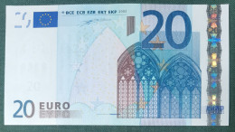 20 EURO SPAIN 2002 DUISENBERG M004B1 SC FDS UNC. PERFECT - 20 Euro