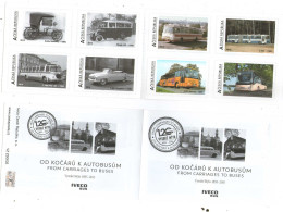 Czech Republic2015 - 120 Years Karosa/Iveco In Vysoke Myto, Booklet With 8 Personalised Stamps , MNH - Bussen