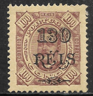 Portuguese Congo – 1902 King Carlos Surcharged 130 On 100 Réis Mint Stamp - Portugees Congo