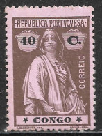 Portuguese Congo – 1914 Ceres Type 40 Centavos Mint Stamp - Congo Portoghese