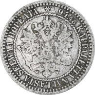 Finlande, Alexander II, Markka, 1866, Helsinki, TTB, Argent, KM:3.1 - Finlande