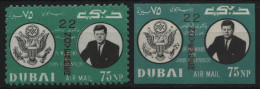 Dubai 1964 - Mi-Nr. 144 A & B ** - MNH - John F. Kennedy - Dubai