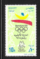 Egypt 1992 Summer Olympics Barcelona Olympic MNH - Unused Stamps
