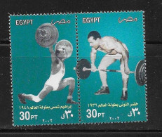 Egypt 2002 Weight Lifters Sports MNH - Nuovi