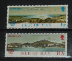 ISLE OF MAN 1977, Europa – Landscapes, Mountains, Mi #95-6, MNH** - Montañas