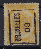 ONBEKEND RIJKSWAPEN Nr. 54 Voorafgestempeld Nr. 1062 A   BRUXELLES 08 ( Normaal = 1908 ) ; Staat Zie Scan ! LOT 348 - Rollenmarken 1894-99