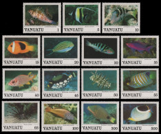Vanuatu 1987 - Mi-Nr. 754-768 ** - MNH - Fische / Fish - Vanuatu (1980-...)