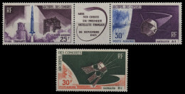 Komoren 1966 - Mi-Nr. 72-73 & 74 ** - MNH - Raumfahrt / Space - Comores (1975-...)