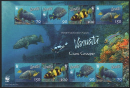 Vanuatu 2006 - Mi-Nr. 1302-1305 ** - MNH - Kleinbogen - Fische / Fish - Vanuatu (1980-...)