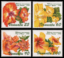 Vanuatu 1996 - Mi-Nr. 1024-1027 ** - MNH - Blumen / Flowers - Vanuatu (1980-...)