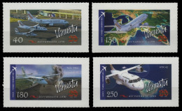 Vanuatu 2007 - Mi-Nr. 1340-1343 ** - MNH - Flugzeuge / Airplanes - Vanuatu (1980-...)