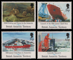 BAT / Brit. Antarktis 1991 - Mi-Nr. 185-188 ** - MNH - Schiffe / Ships - Nuevos