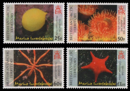 BAT / Brit. Antarktis 2007 - Mi-Nr. 450-453 ** - MNH - Meerestiere / Marine Life - Neufs